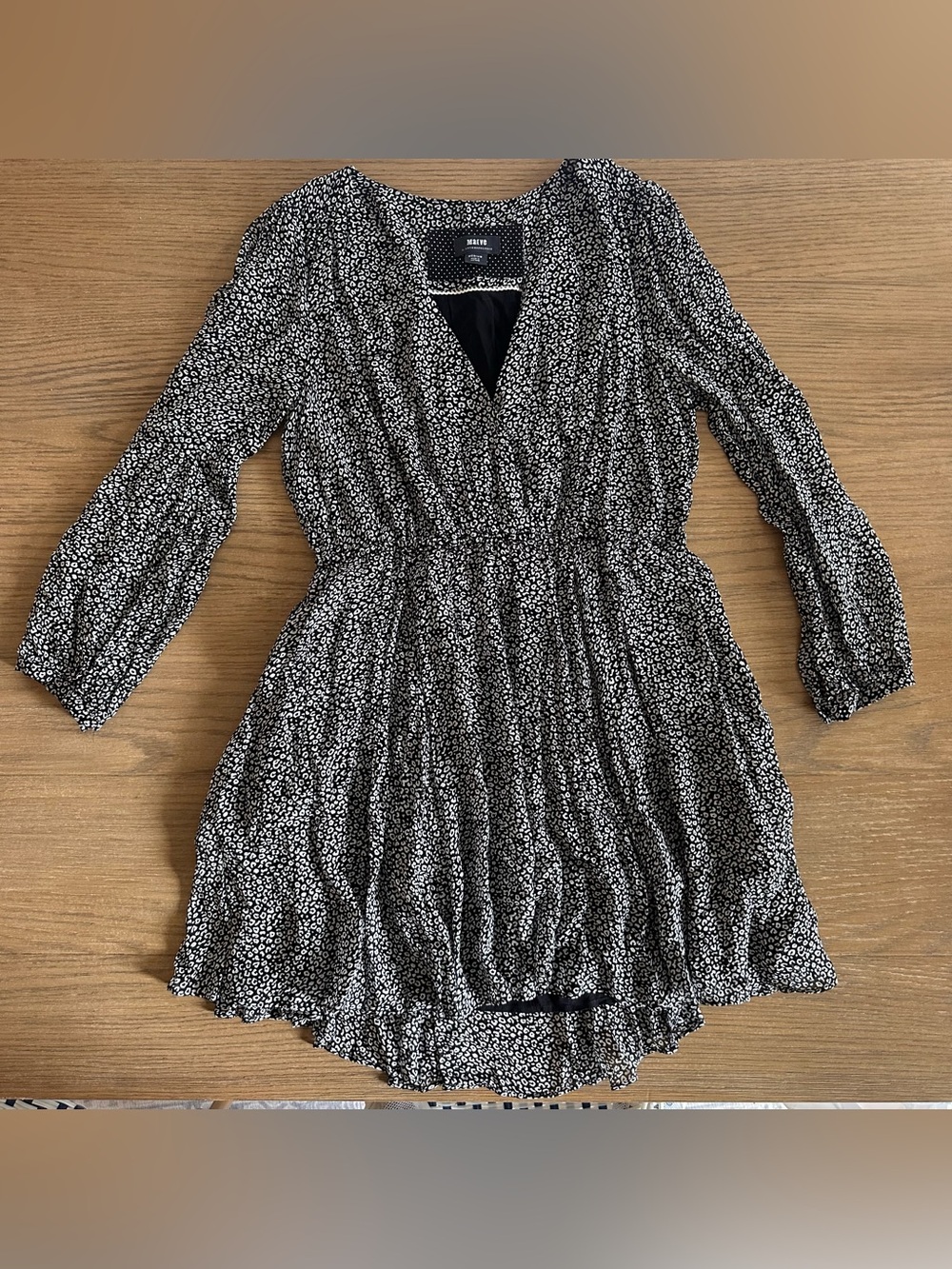 Maeve Anthropologie Leopard Print Fit & Flare Dress Medium